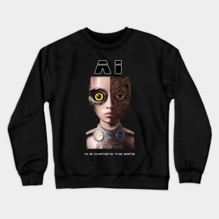 Empowering the future with AI technology Crewneck Sweatshirt